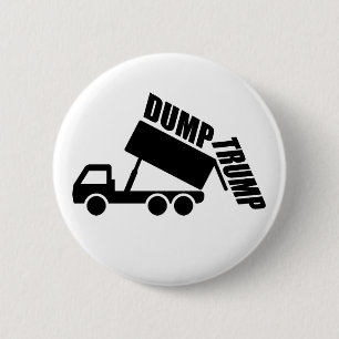 Dump Trump truck Button