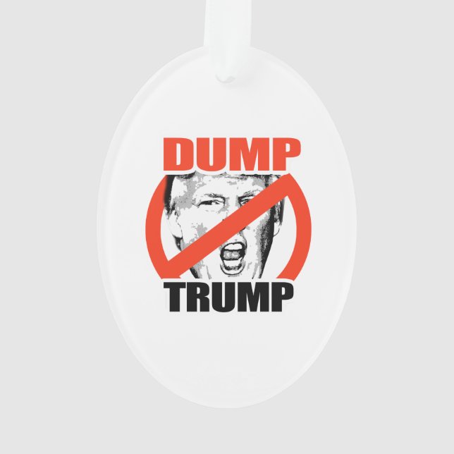 Dump-Trumpf - Anti-Trumpf Ornament (Rückseite)