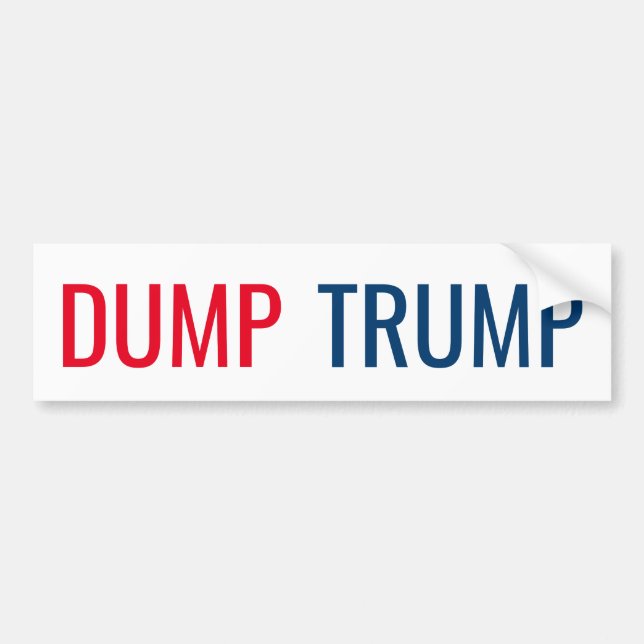 DUMP-TRUMPF AUTOAUFKLEBER (Vorne)