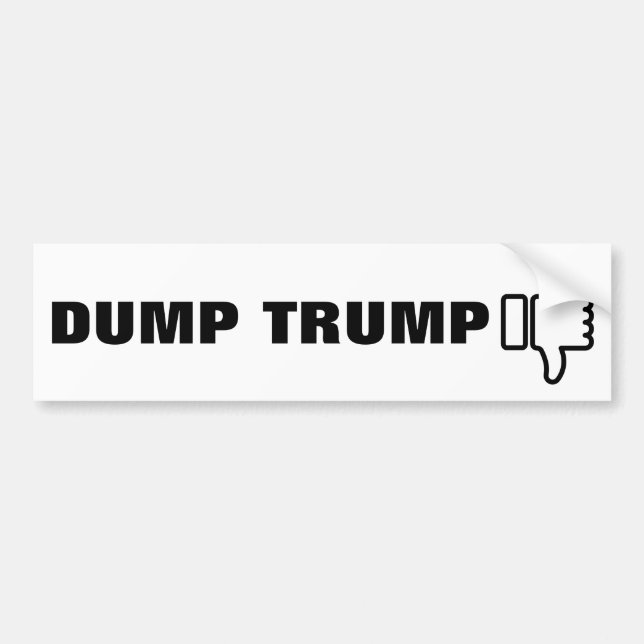 DUMP-TRUMPF AUTOAUFKLEBER (Vorne)