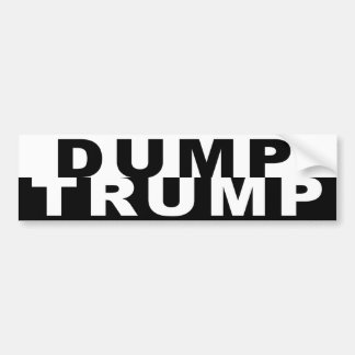 Dump-Trumpf B&W Autoaufkleber