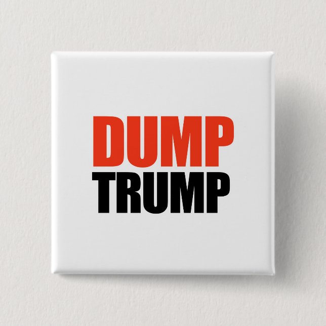 Dump-Trumpf Button (Vorderseite)