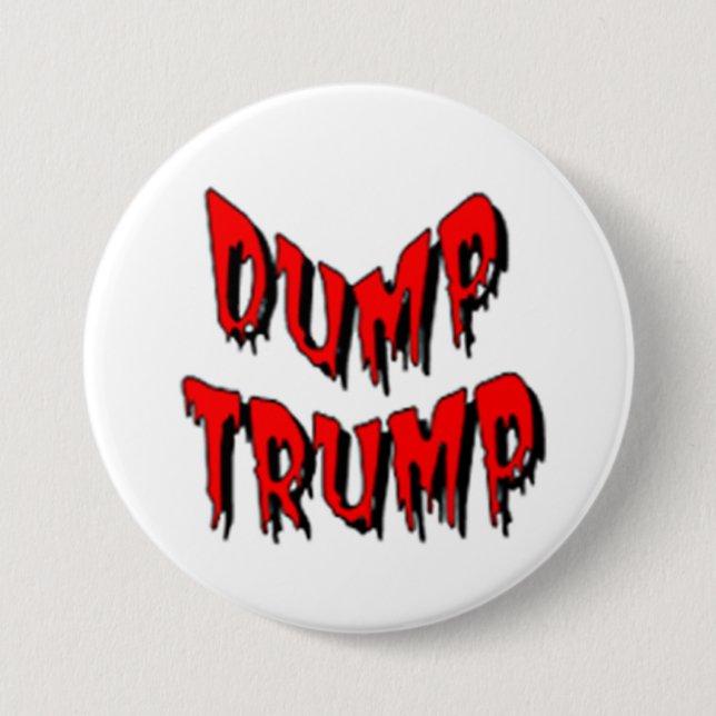 DUMP-TRUMPF BUTTON (Vorderseite)