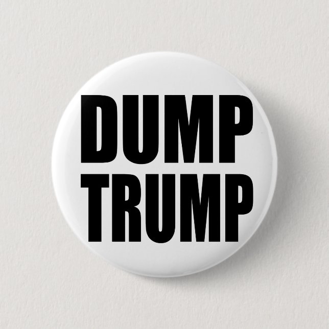 "DUMP-TRUMPF " BUTTON (Vorderseite)