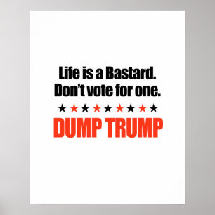 Dump-Trumpf - das Leben ist ein bastard Poster