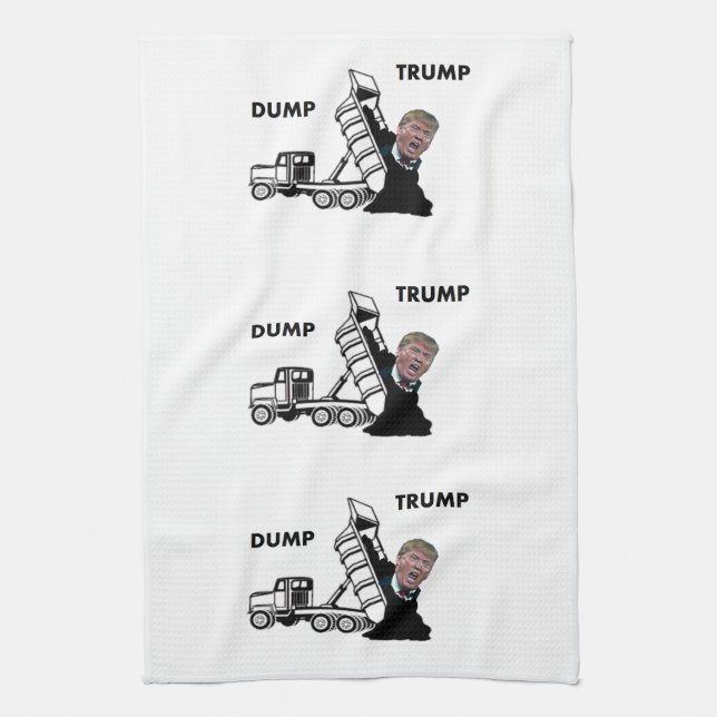 Dump-Trumpf Geschirrtuch (Vertikal)