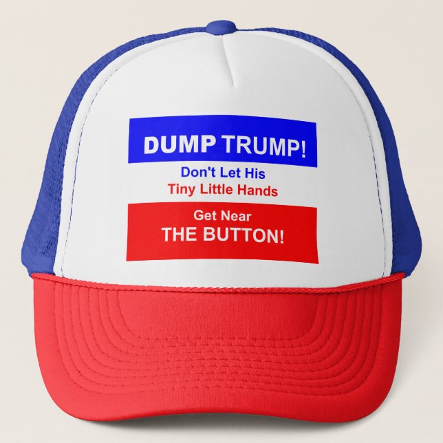 "Dump-Trumpf-" Hut Truckerkappe (Vorderseite)