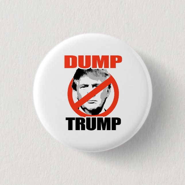 Dump-Trumpf jetzt Button (Vorderseite)