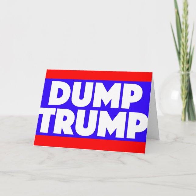Dump-Trumpf-Mitteilungskarten Karte (Vorderseite)