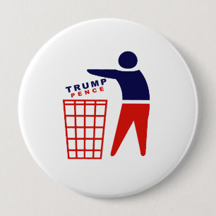 Dump-Trumpf-Pennys - Anti-Trumpf - Button