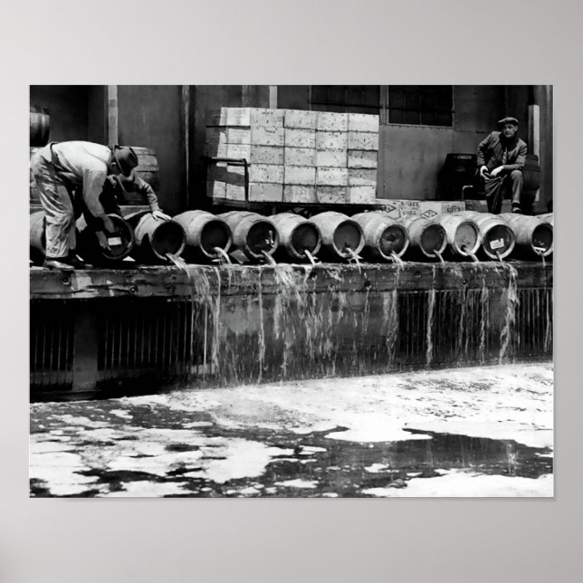 DUMPING VERBOTENES KEG BIER POSTER (Vorne)