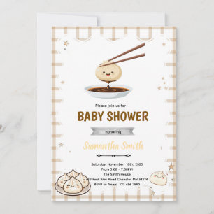 Dumpling-Baby-Party-Einladung Einladung