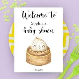 Dumpling - Begrüßung der Babydusche Poster