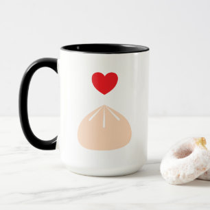 Dumpling Liebe Black 15oz. Tasse