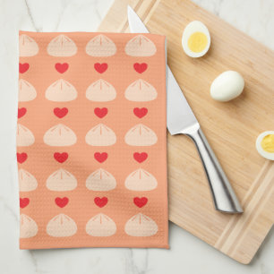Dumpling Liebe Cantaloupe Küche Handtuch