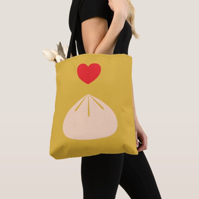 Dumpling Liebe Longan Schulter Tasche (2 Größen) (Von Nahem)