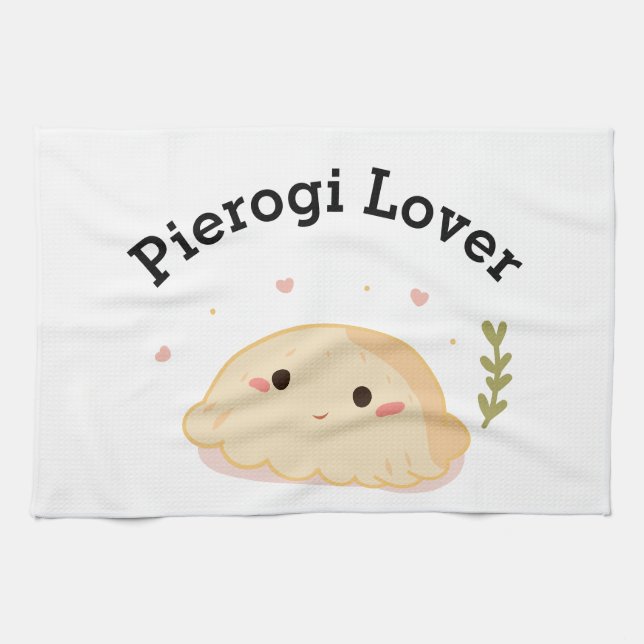 Dumpling Lover Pierogi Lover Geschirrtuch (Horizontal)
