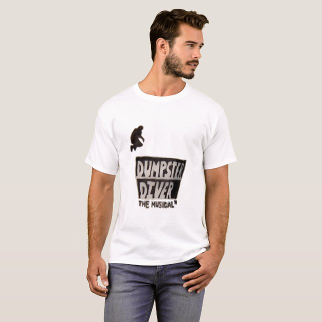 Dumpster Diver the musical™ T - Shirt for men (Vorne ganz)
