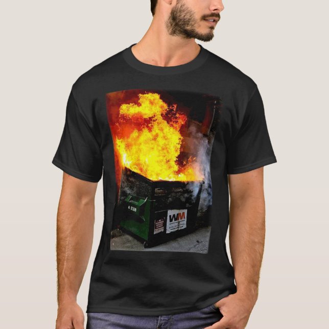 Dumpster Fire Classic T - Shirt (Vorderseite)