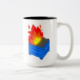 Dumpster-Tasse Zweifarbige Tasse