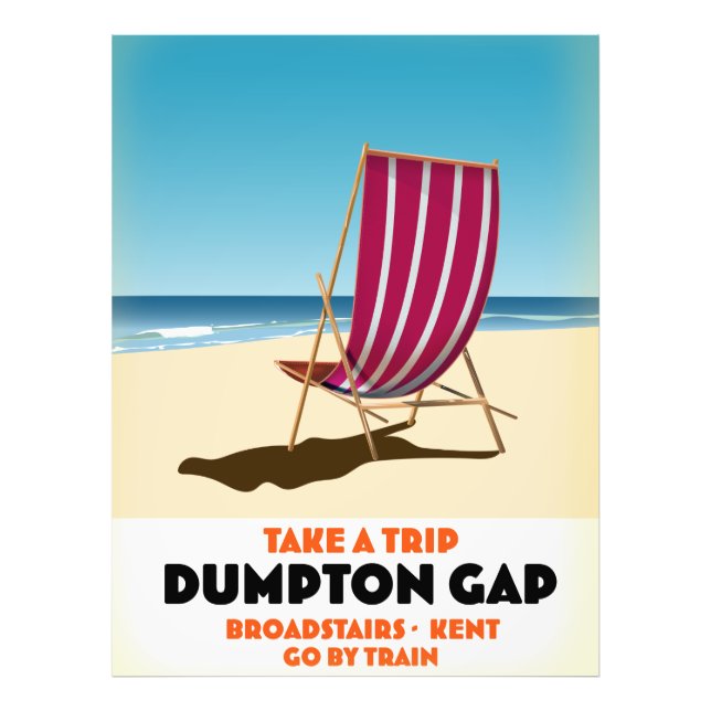 Dumpton Gap Broadstairs Kent Seebad Poster (Vorne)