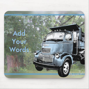 Dumptruck-Fügen Sie YourWords hinzu Mousepad