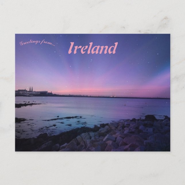 Dún Laoghaire Landkreis Dublin Irland Postkarte (Vorderseite)
