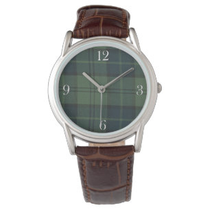 Dunbar Clan Scottish Highlands Tartan Watch Armbanduhr