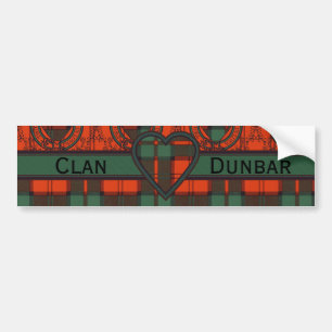 Dunbar ScottishTartan Autoaufkleber