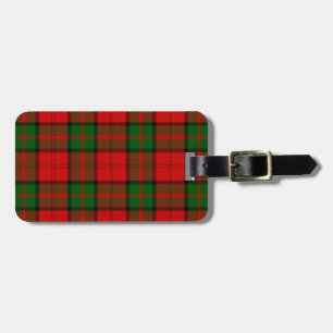 Dunbar Tartan Red Green kariert Gepäckanhänger