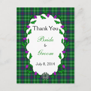 Duncan Celtic Wedding Vielen Dank Postkarte