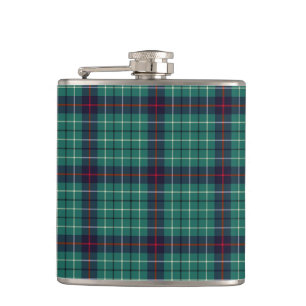 Duncan-Clanmoderner Tartan Flachmann