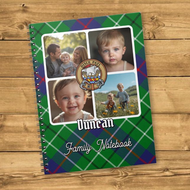 Duncan Familienfoto-Collage Notizblock (Von Creator hochgeladen)