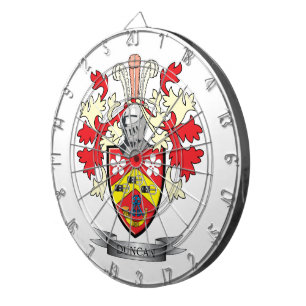Duncan-Familienwappen-Wappen Dartscheibe