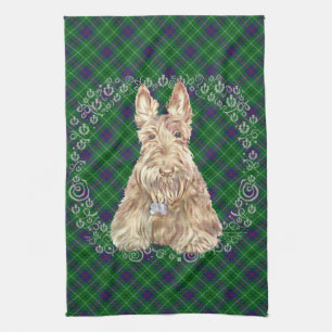 Duncan Tartan Scottie Geschirrtuch