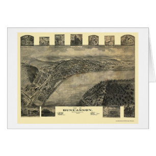 Duncannon, panoramische Karte PAs - 1903