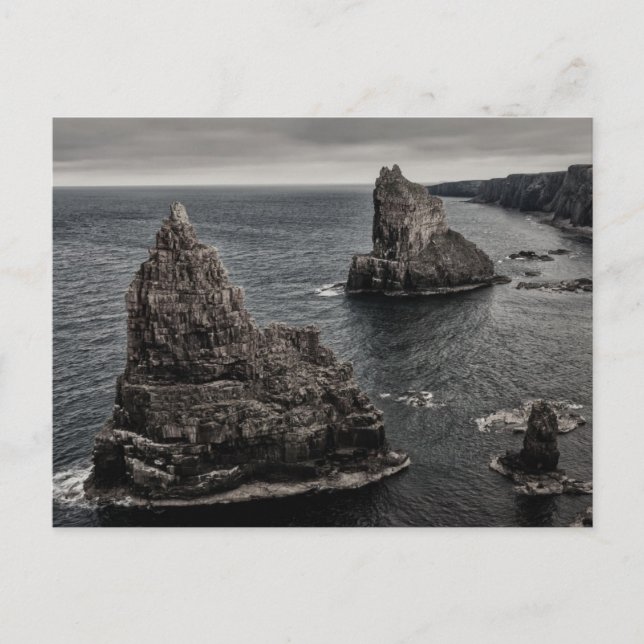 Duncansby Rock Stacks North Scotland Landscape Postkarte (Vorderseite)