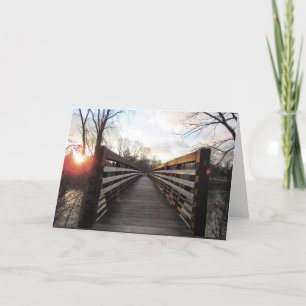 "Dundas Bridge at Sunset" Gratulationskarte Nr. 1 Karte