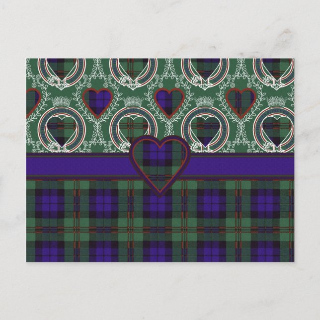 Dundas Scottish tartan Postkarte (Vorderseite)