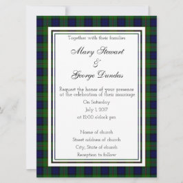 Dundas Scottish Wedding Einladung