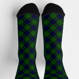 Dundas Tartan Blau kariert Socken