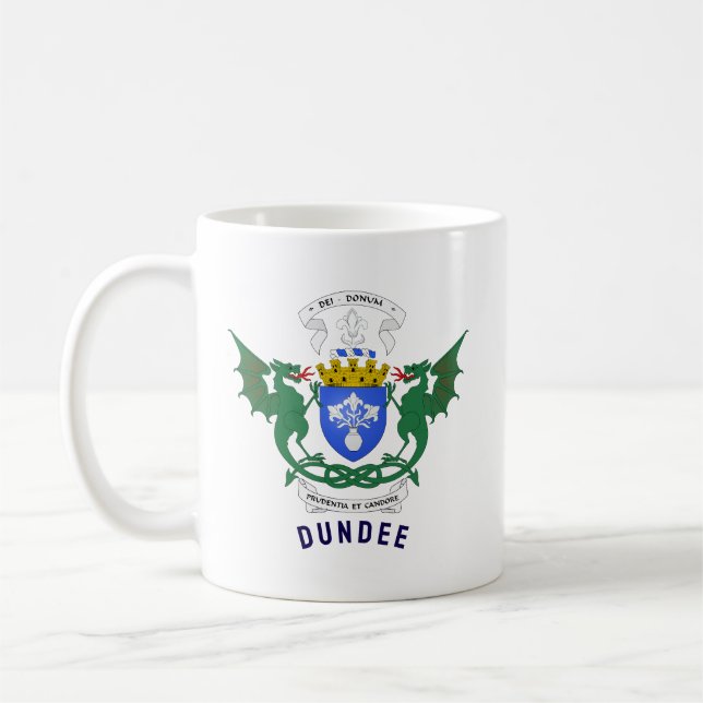 Dundee - Schottland - Wappen Kaffeetasse (Links)