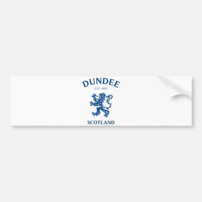 DUNDEE Scotland Autoaufkleber (Vorne)
