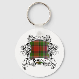 Dundee Tartan Shield Schlüsselanhänger