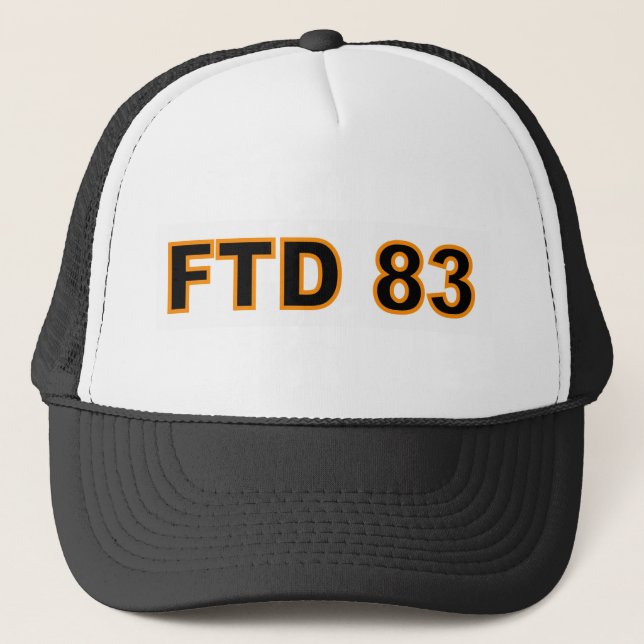 Dundee United "FTD 83" Hut Truckerkappe (Vorderseite)