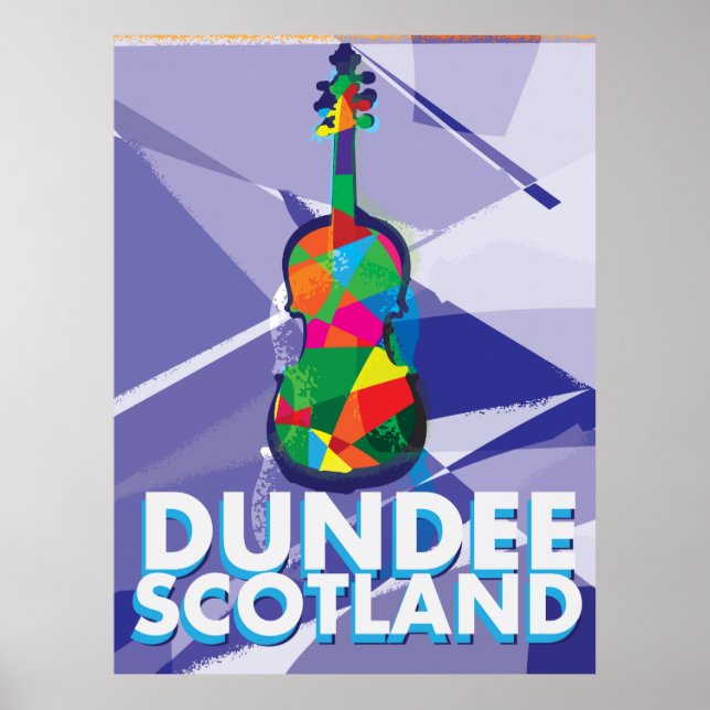 Dundee Vintage Travel Poster (Vorne)