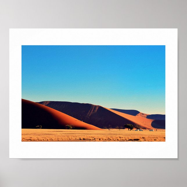 Dune 45 Sossusvlei Naib Desert Sand Africa Poster (Vorne)