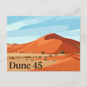 Dune 45 Sossusvlei Namibia Postkarte