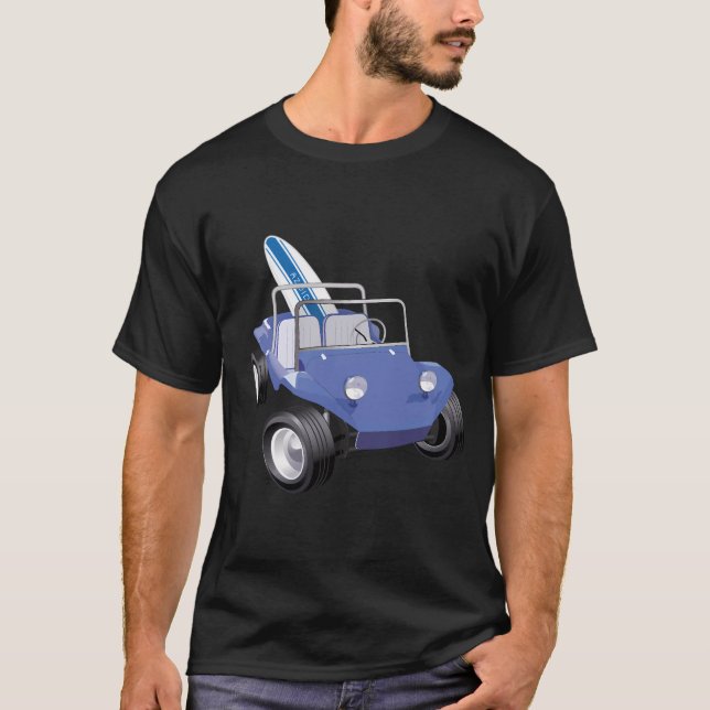 Düne Buggy Manx Blue mit T-Shirt (Vorderseite)