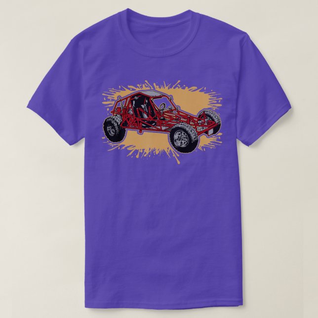 Dune Buggy Off Road Sand Rail 4x4 T-Shirt (Design vorne)